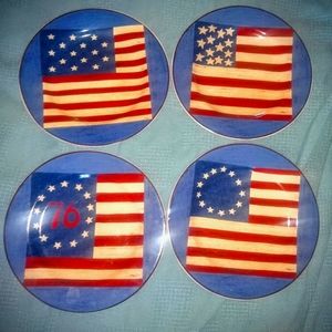 Warren Kimball "Spirit of the Flag" collectible plates by Sakura